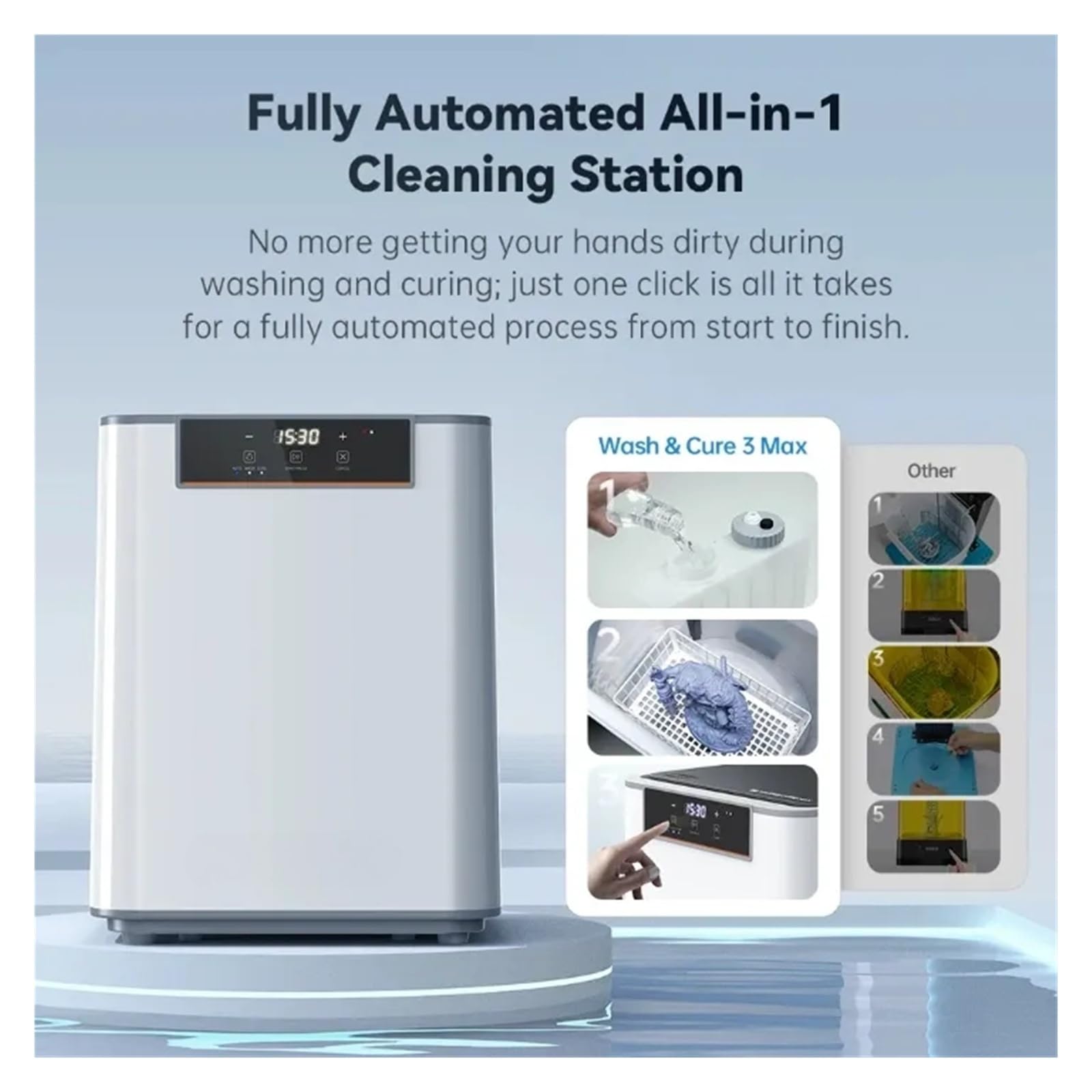 Amazon.co.jp: Wash&Cure 3 Max 15.1L 大型樹脂3Dプリンター対応 Wash